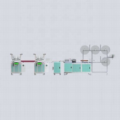 High speed 1+1 face mask making machine fully automatic non woven face mask maker machine