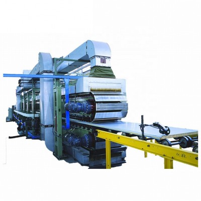 PU polyurethane 2020 discontinuous pu rockwool sandwich panel production line machine